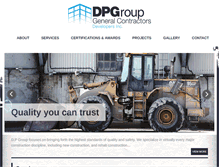 Tablet Screenshot of dpgroupgc.com